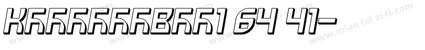KSRZYJYVPP1 64 41字体转换